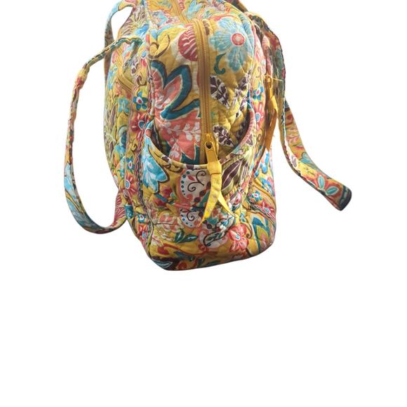 Vera Bradley Large Baby Diaper Bag Cotton Provencal Retired Pre-Owned - Picture 5 of 9